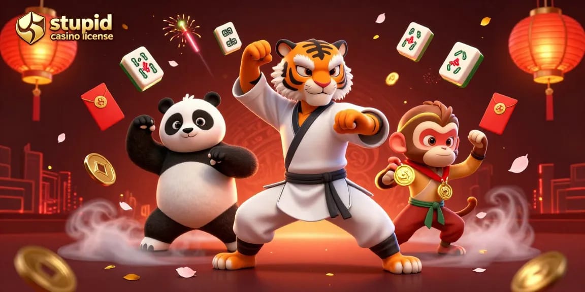 Analysez la licence de Stupid Casino et sa sécurité avec des personnages dynamiques de casino.